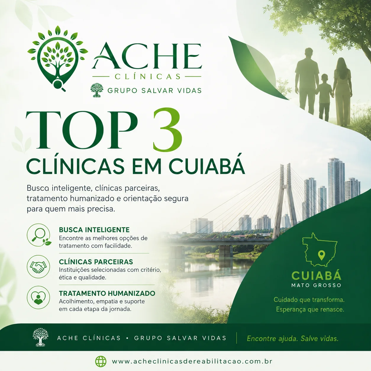 Clínica de reabilitação em Cuiabá