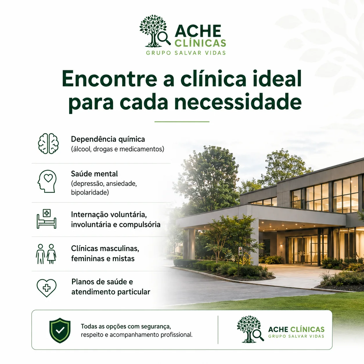 Critérios para escolher uma clínica de reabilitação