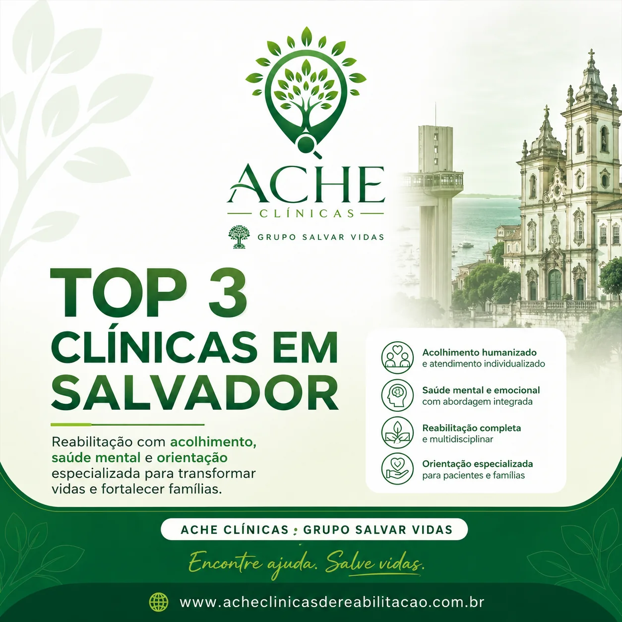 Clínica de reabilitação em Salvador